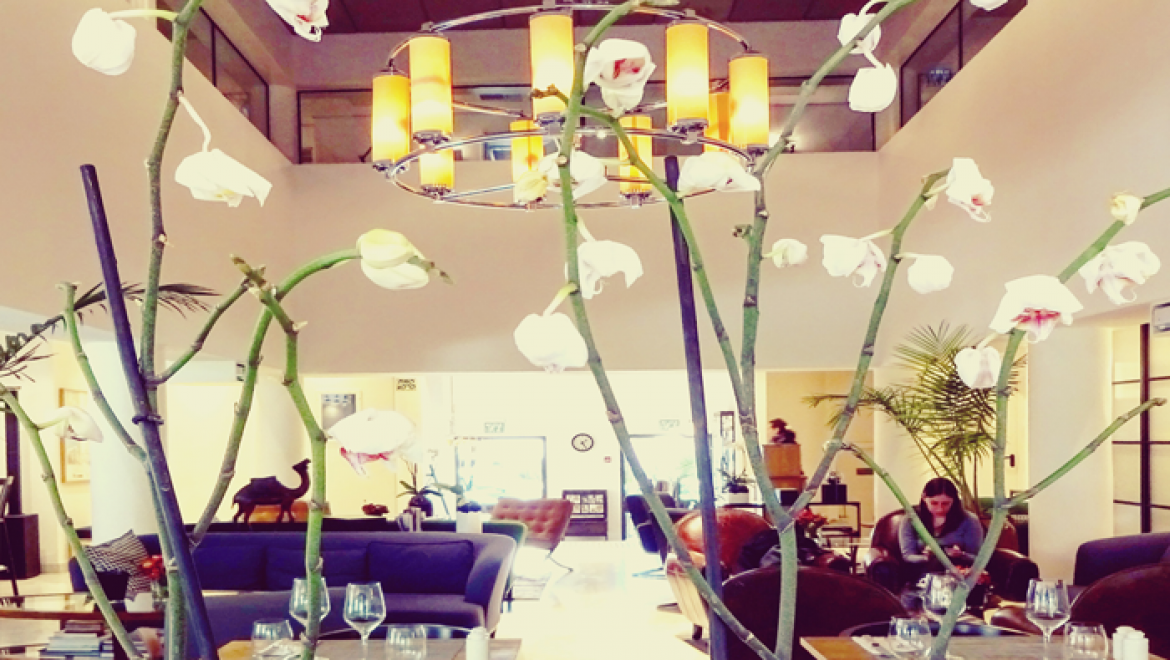 Picture Hotel Lily & Bloom in Tel Aviv for blog “Lobby and Tea”